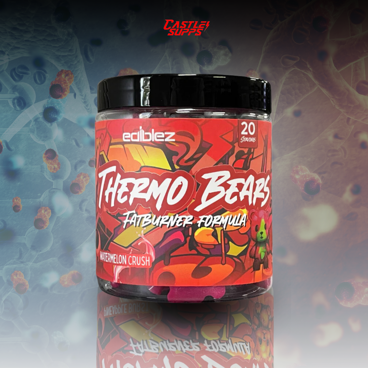 EDIBLEZ Thermo Bear Gummies (FatBurners) CASTLE SUPPS