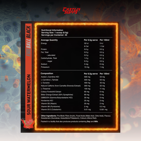 RDN FIREBALL BLACK THERMOGENIC